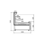 Витрина для самообслуживания Missouri MC 120 cascade M Hitline
