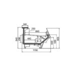 Гастрономическая охлаждаемая витрина Missouri sapphire MK 115 deli PS/self M Hitline