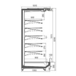 Холодильная горка Indiana MV 070/080/090/100 MT O M для магазинов любого формата Hitline