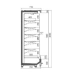 Холодильная горка Indiana MV 070/080/090/100 MT O M для магазинов любого формата Hitline