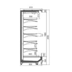 Холодильная горка Indiana MV 070/080/090/100 MT O M для магазинов любого формата Hitline