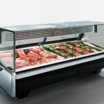 Специализированная витрина Missouri enigma MC 125 meat OS M/A для продажи свежего мяса Hitline