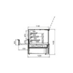 Витрина Missouri MC 120 patisserie PS/OS M для кондитерских изделий Hitline