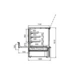 Витрина Missouri MC 120 patisserie PS/OS M для кондитерских изделий Hitline