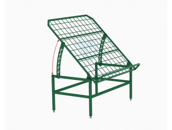 Гондола для овощей и фруктов (тип 4) с регулируемым углом дна 