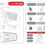 Пластиковая покупательская тележка Rabtrolley MINI Basic 80L , Rabtrolley MINI ECO 80л