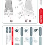 Покупательская тележка Rabtrolley MIDI Basic 160L