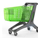 Rabtrolley MAXI Basic 210L, Rabtrolley MAXI Valzer 210л пластиковая тележка для магазина