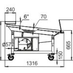 Витрина для промоакций Virginia AK 132 ice self A Hitline