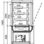 Кондитерская витрина Dakota AC 085 patisserie OS/self A Hitline