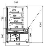 Кондитерская витрина Dakota AC 085 patisserie OS 130 A Hitline