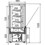 Кондитерская витрина Dakota AC 060 patisserie OS A Hitline