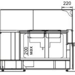 Витрина Missouri NC 120 heat BM PP/PS/L/self  угловые элементы Hitline