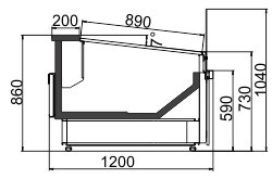 Нейтральный модуль Мissouri NC 120 grill self Hitline