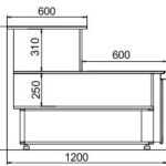 Витрина Missouri NC 120 cash desk Hitline