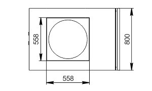 Витрина Missouri NC 120 pan PP/L Hitline