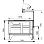 Витрина Missouri NC 120 pan PP/L Hitline