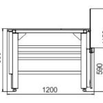 Витрина Мissouri NC 120 PF self Hitline