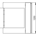 Витрина Missouri NC 120 pan PP/L Hitline