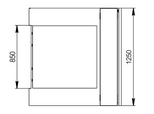 Витрина Missouri NC 120 pan PP/L Hitline