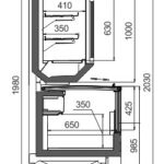 Витрина для замороженных продуктов Alaska combi ST AHV 090 LT/MT A Hitline