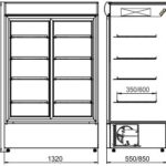 Шкаф холодильный Arkansas Hitline