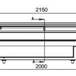 Витрина для замороженных продуктов Dupla AH 147 LT C A Hitline