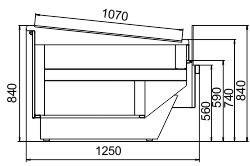 Витрина Missouri enigma NC 125 grill OS/self Hitline