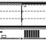 Полувертикальная витрина Indiana eco MSV 070 MT D M/A Hitline