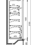 Холодильная горка Indiana medium AV 066/070/085 MT D M/А Hitline