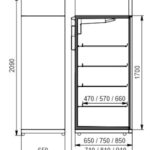 Шкаф холодильный Oregon 500/600/700VA AO 065/075/085 MT/HT Hitline