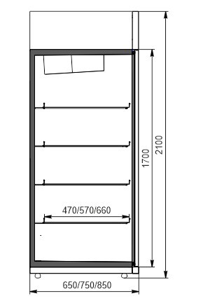 Шкаф холодильный Texas 1000/1200/1600 VA AO 065/075/085 MT/HT Hitline