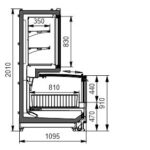 Комбинированная витрина Alaska combi MHV 110 MT D/C Hitline