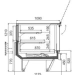 Витрина Missouri cold diamond MC 115 patisserie PS/OS M/A Hitline