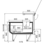 Витрина Missouri cold diamond MC 115 pizza PS/OS M/A Hitline