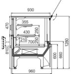 Витрина Missouri MC 100 patisserie PS/OS M/A Hitline