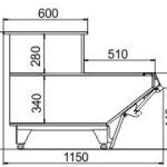 Витрина Missouri sapphire NK 115 cash desk Hitline