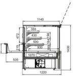 Кондитерская витрина Missouri AC 120 patisserie PS/OS A Hitline