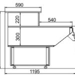 Витрина Sonata NG 120 cash desk Hitline