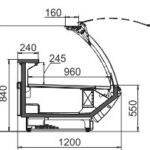 Витрина Symphony MG 120 deli PS/self M Hitline