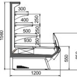 Витрина Symphony luxe MG 120 cascade M Hitline