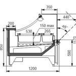 Витрина Missouri NC 120 heat OS Hitline