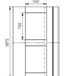 Витрина Symphony luxe NG 120 heat HS L Hitline