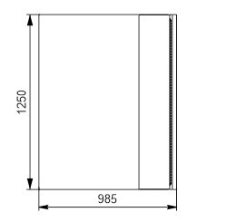 Витрина Missouri NC 100 L/self Hitline