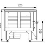 Витрина Missouri NC 100 L/self Hitline