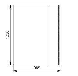 Витрина Missouri NC 100 L/self Hitline