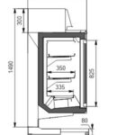 Витрина для замороженных продуктов Kansas VАV 076 HLT D Hitline