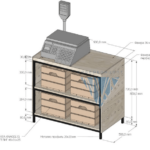Стол для весов Тип 1 (изготовление на заказ)