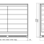 Охлаждаемый стеллаж DAZZL Vega