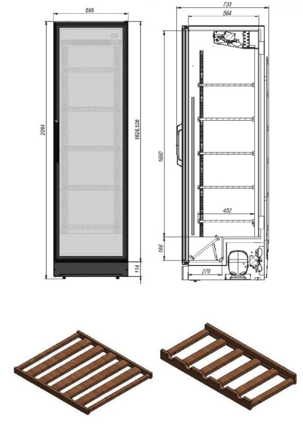 Холодильный шкаф Briskly 2 Bar